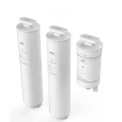 Warmwasser-Wasserfiltrations-Reinigungssystem für die Arbeitsplatte mit Umkehrosmose, 3-stufiger RO-Wasserfilter, 3: 1 niedriges