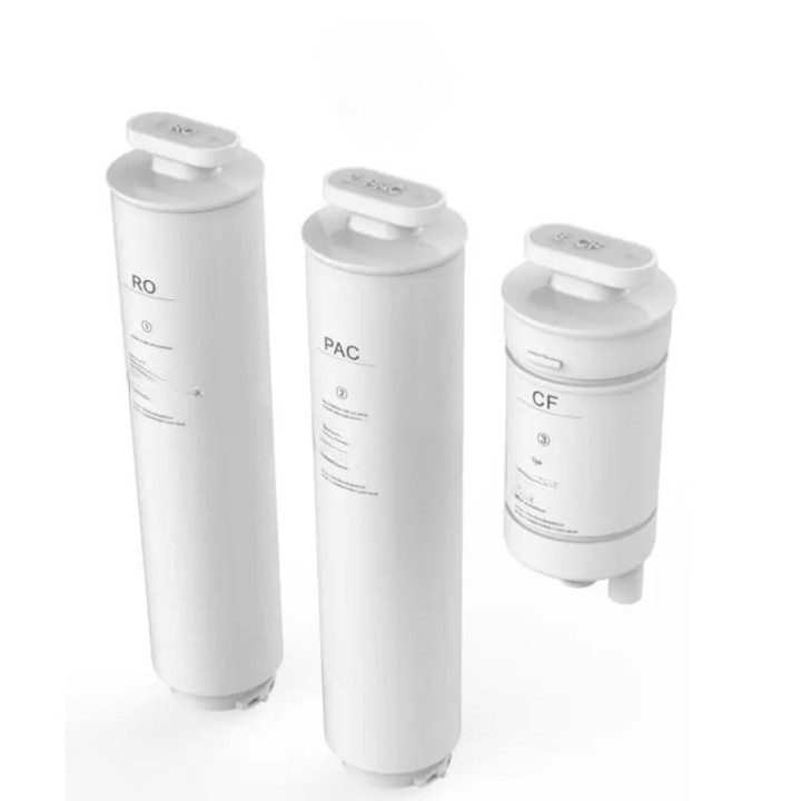 Warmwasser-Wasserfiltrations-Reinigungssystem für die Arbeitsplatte mit Umkehrosmose, 3-stufiger RO-Wasserfilter, 3: 1 niedriges