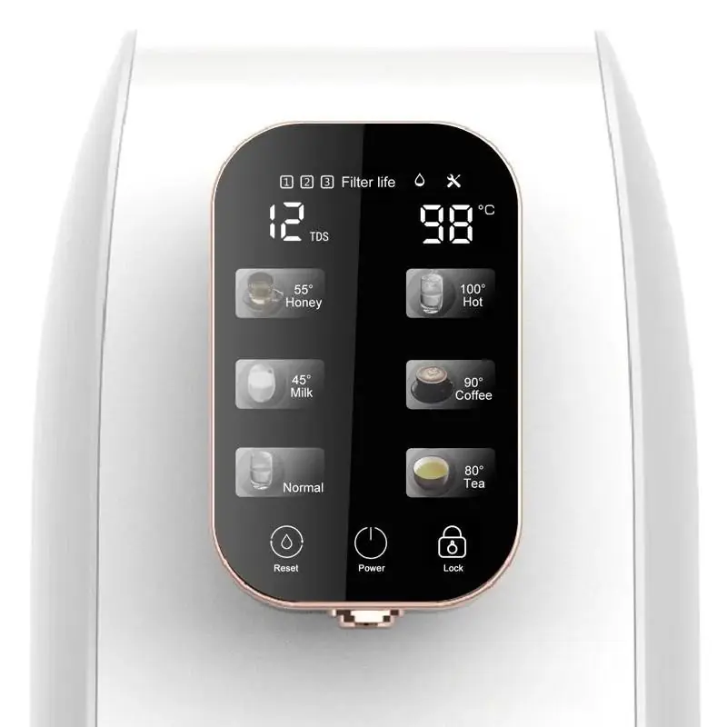 W12 Osmoseanlage Display mit Temperaturauswahl