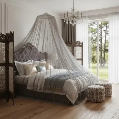 Anti-Strahlungs-Faraday-Baldachin für Baby-Krippe, RFID-Blockierung, 5G-Schutz, HF/EMF-Abschirmung, 100 silber beschichtet