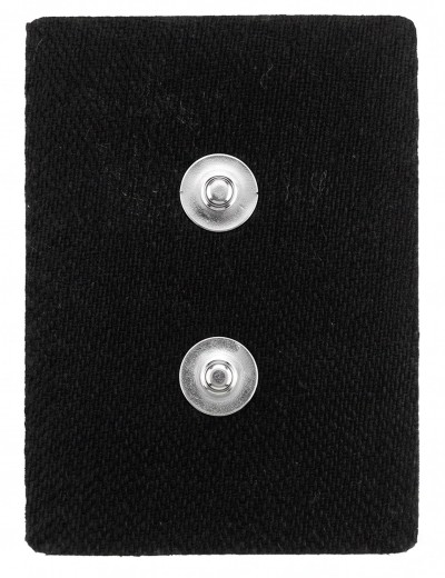 Erdungs-Anbindung für EMF-Abschirmstoffe – Druckknopf-Anschluss