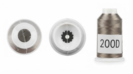 Silver-fibre sewing thread for EMF protection