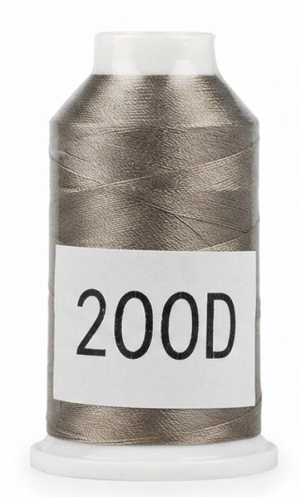 Filo da cucito in fibra d'argento per la protezione dai campi elettromagnetici