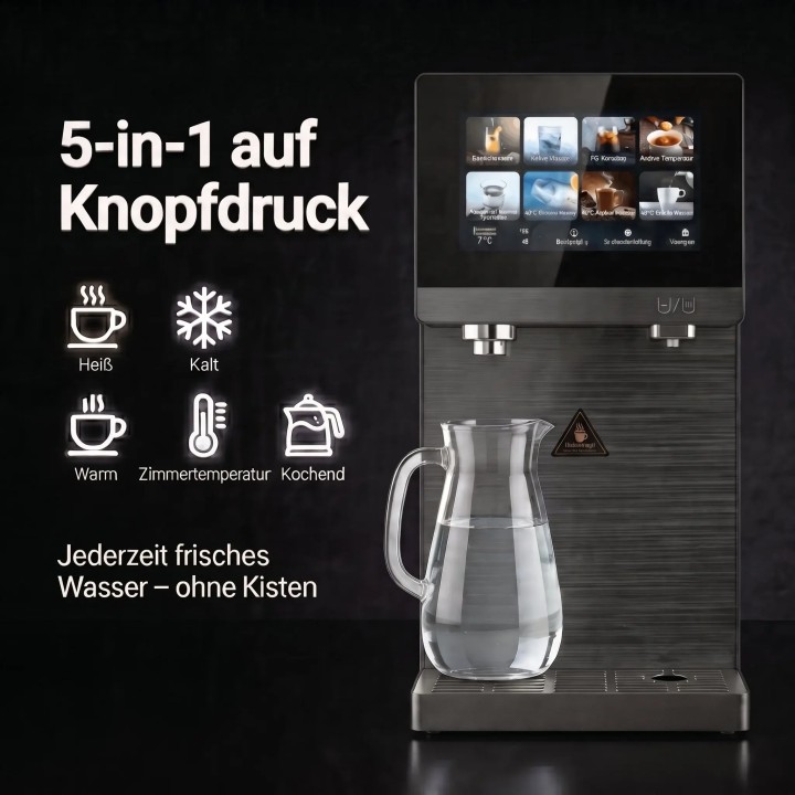 SPRUDELUX PRO TOUCH - Osmoseanlage mit Sprudel & Heißwasser