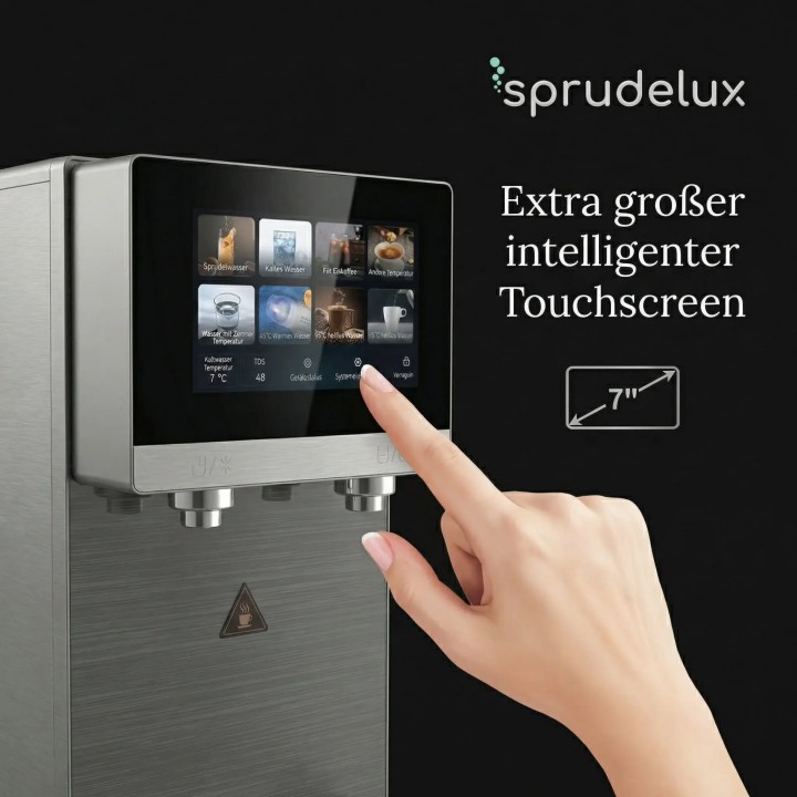 SPRUDELUX PRO TOUCH - Osmoseanlage mit Sprudel & Heißwasser