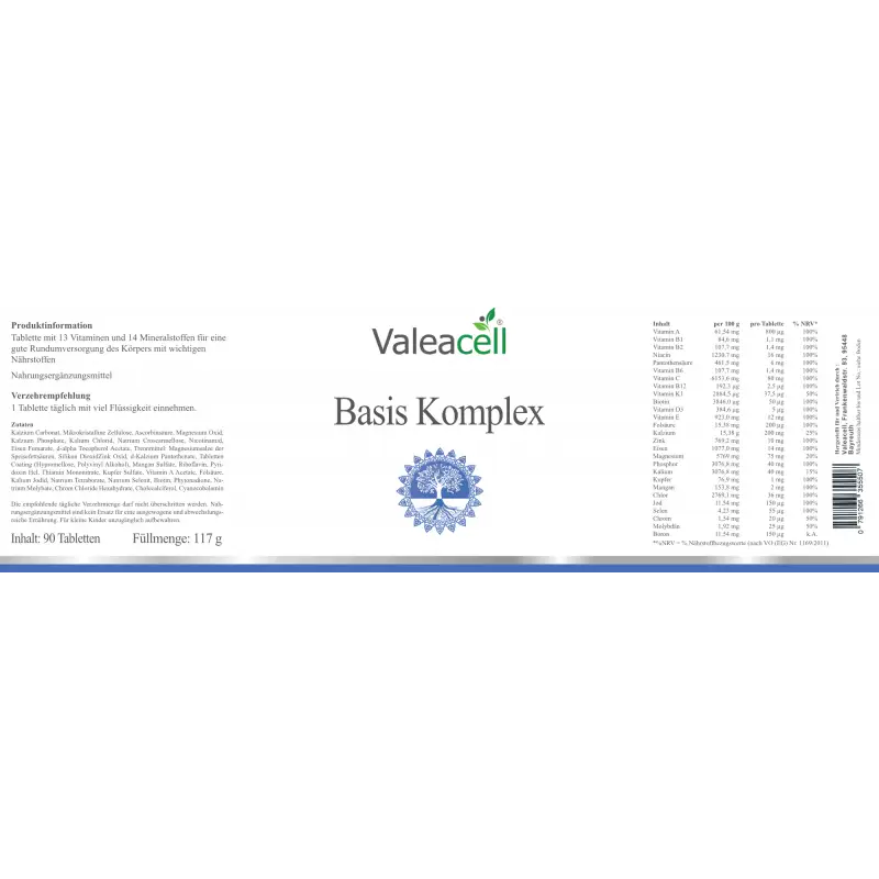 Base Komplex. Valeacell.