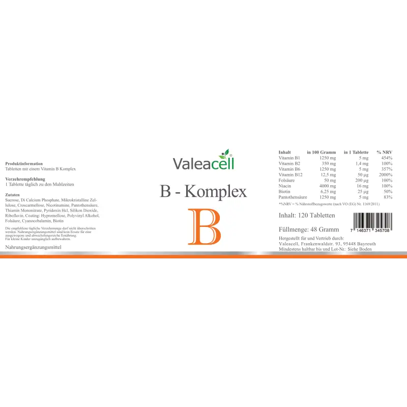 B Komplex Label