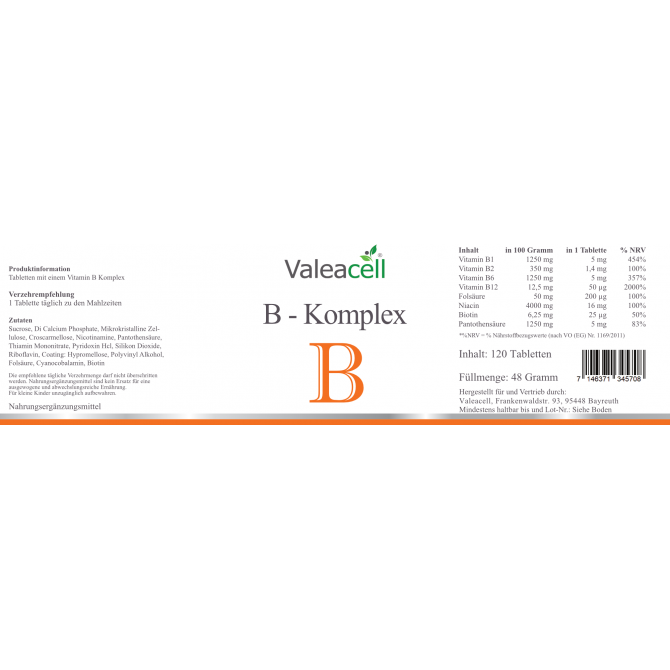 B Komplex Label