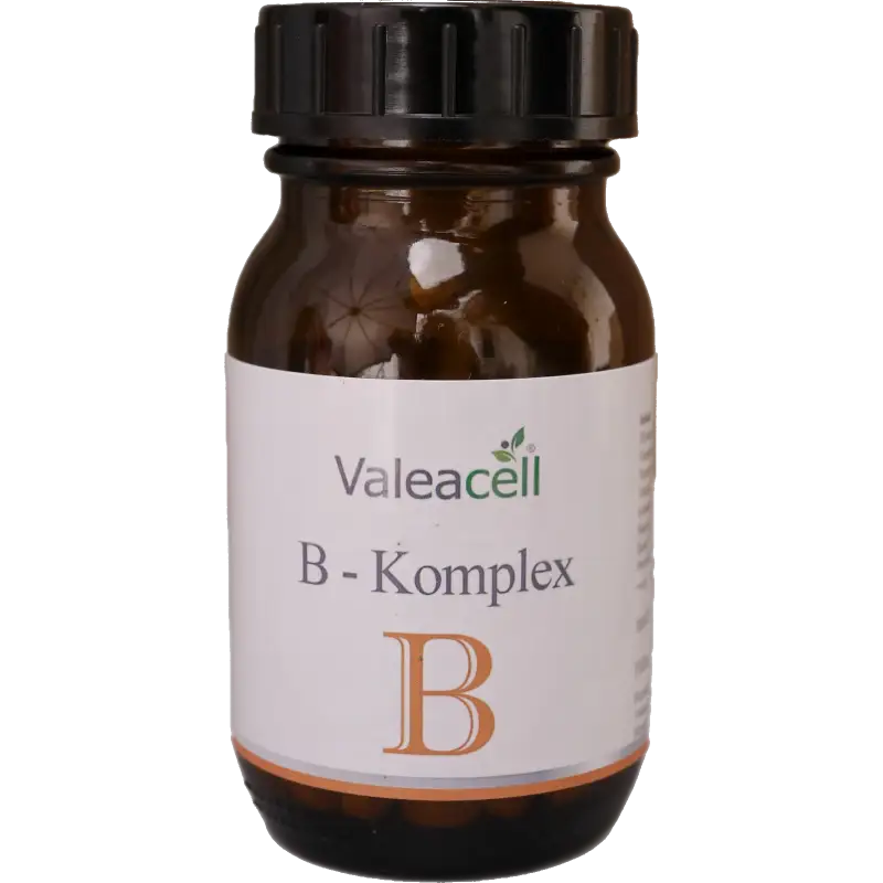 B - Complex | 120 cápsulas en tarro ámbar | Valeacell