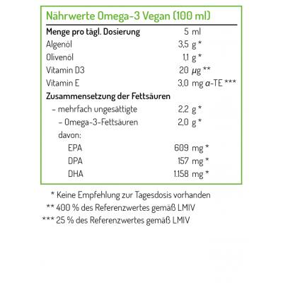 Omega-3 Vegan - citronová příchuť