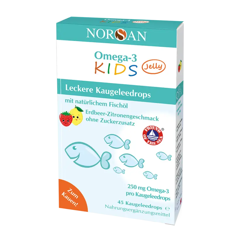 Omega-3 KIDS Jelly - Box mit 45 Jellys