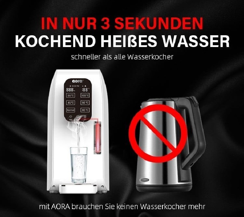 AORA - Mobile reverse osmosis system with hot water function, no water connection required - 10