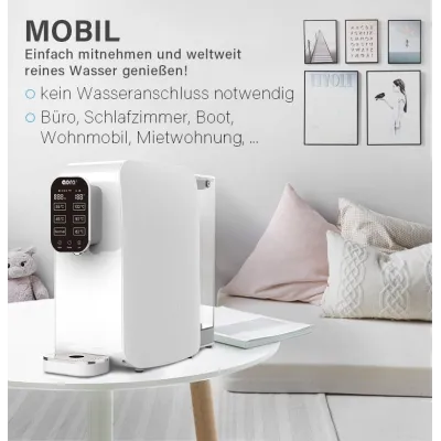 Alle Vorteile der AORA W12 Mobile Umkehrosmoseanlage auf einen Blick!