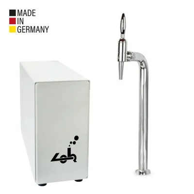 Sparkling water maker Sprudel-Lok Incl. GALLARDO tap made of chrome-plated stainless steel, with compensator