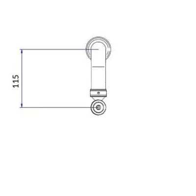 Preparador de agua con gas Sprudel-Lok Incl. grifo GALLARDO de acero inoxidable cromado, con compensador