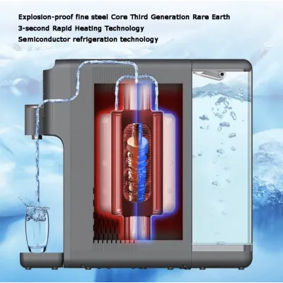 AURA W23 Auftisch-Umkehrosmoseanlage | Wasserstoff-Ionisator & Heißwasserfunktion | 4in1 Filtersystem