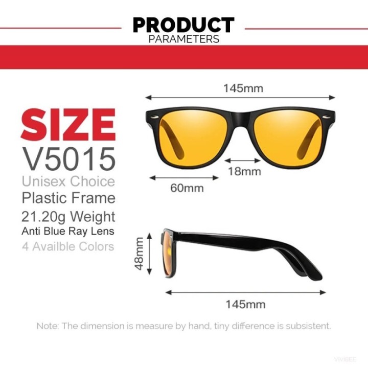 VIVIBEE Blue Light Filter Glasses – Gaming & Office, Unisex, Yellow - 8