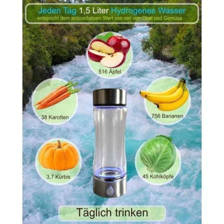 Hydrogen Generator – Hydrogen Ioniser 420ml