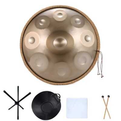 Handpan 432Hz 9 Noten d Moll Gold Pantam 440Hz Stahl Hand pfanne Tromm