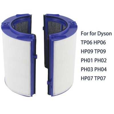 Echter hepa filter kompatibel mit dyson tp06 hp06 hp09 tp09 ph01 ph02 ph03 ph04 hp07 tp07 reiner kühler heißluft reiniger, teil