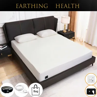 Spannbettlaken mit Erdung, leitfähiges, geerdetes Bettlaken aus Silberfaser, Anti-ESD-Strahlungssicher, elektrostatisch - 4 Akti